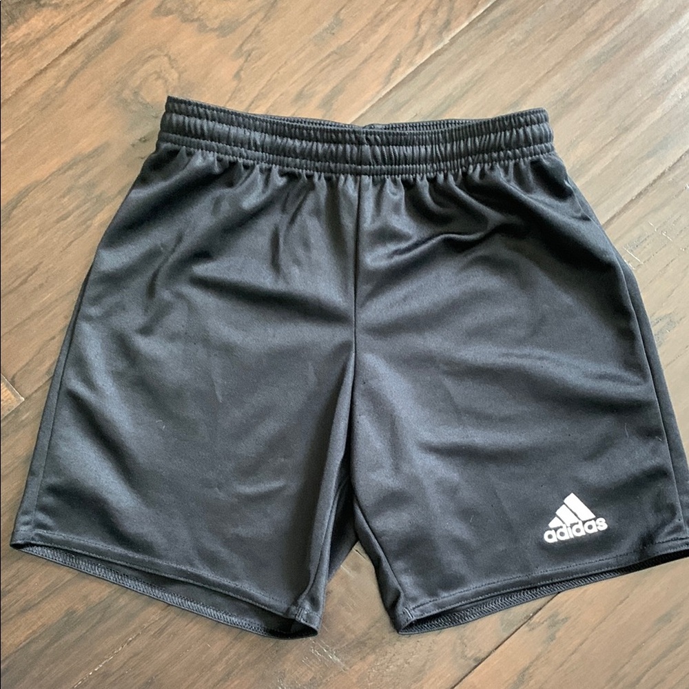 Boys Adidas Black Shorts Size Small (9-10) GUC